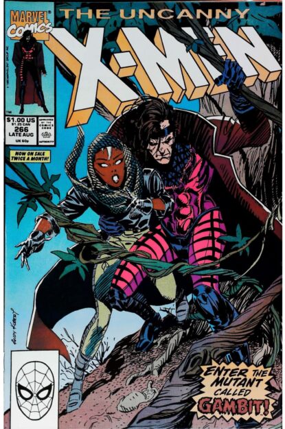 Couverture de UNCANNY X-MEN (1963) #266 - par Andy Kubert - lecubeacomics.com