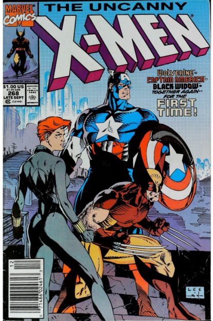 Couverture de UNCANNY X-MEN (1963) #268 - par Jim Lee - lecubeacomics.com