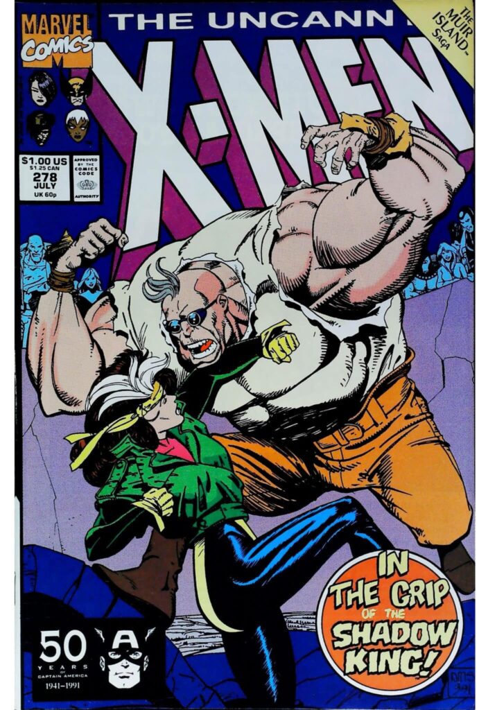 Uncanny X-Men #278, vue de l'exemplaire