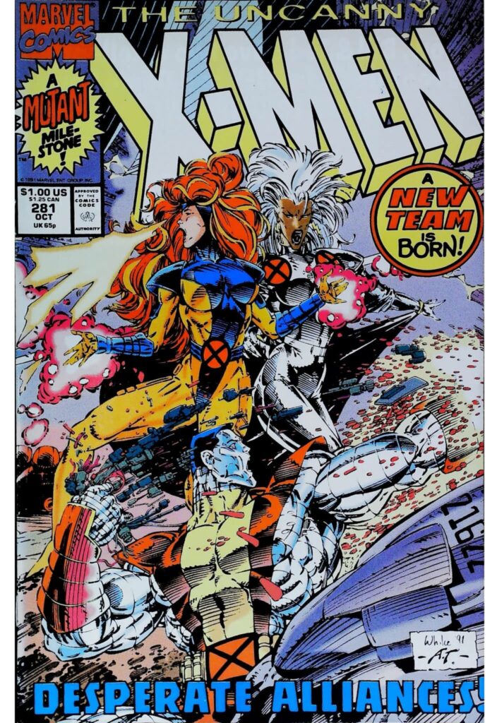 Uncanny X-Men #281, vue de l'exemplaire