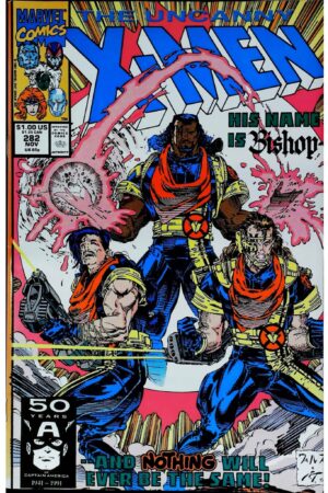 Couverture de UNCANNY X-MEN (1963) #282 - par Whilce Portacio - lecubeacomics.com