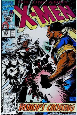 Couverture de UNCANNY X-MEN (1963) #283 - par Whilce Portacio - lecubeacomics.com