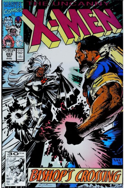 Couverture de UNCANNY X-MEN (1963) #283 - par Whilce Portacio - lecubeacomics.com