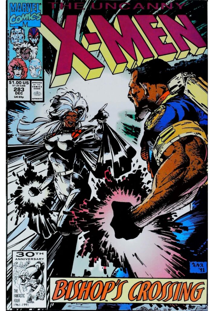 Uncanny X-Men #283, vue de l'exemplaire