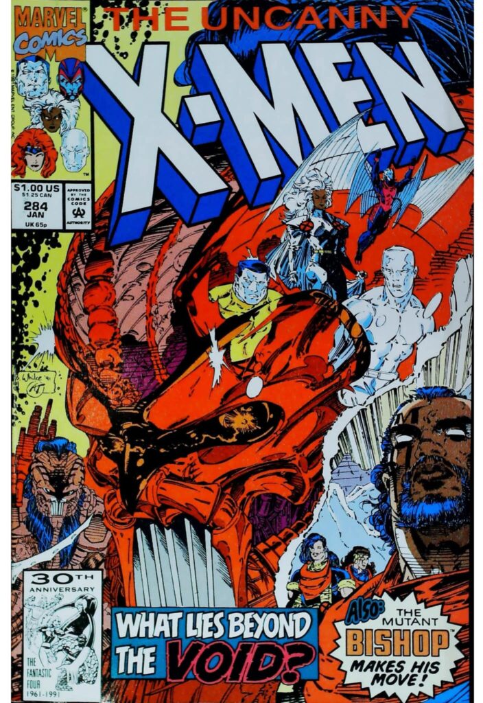 Uncanny X-Men #284, vue de l'exemplaire