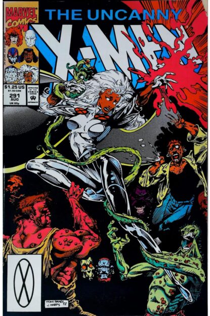 Couverture de UNCANNY X-MEN (1963) #291 - par Tom Raney - lecubeacomics.com