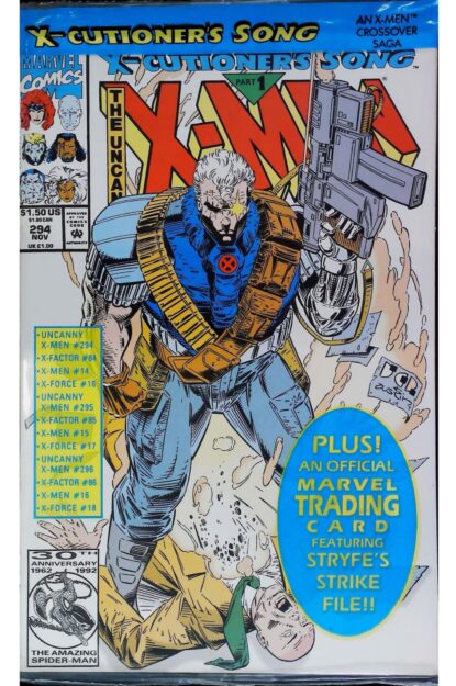 Couverture de UNCANNY X-MEN (1963) #294 - par Brandon Peterson - lecubeacomics.com