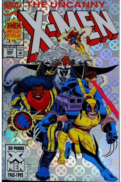 Couverture de UNCANNY X-MEN (1963) #300 - par John Romita Jr. - lecubeacomics.com