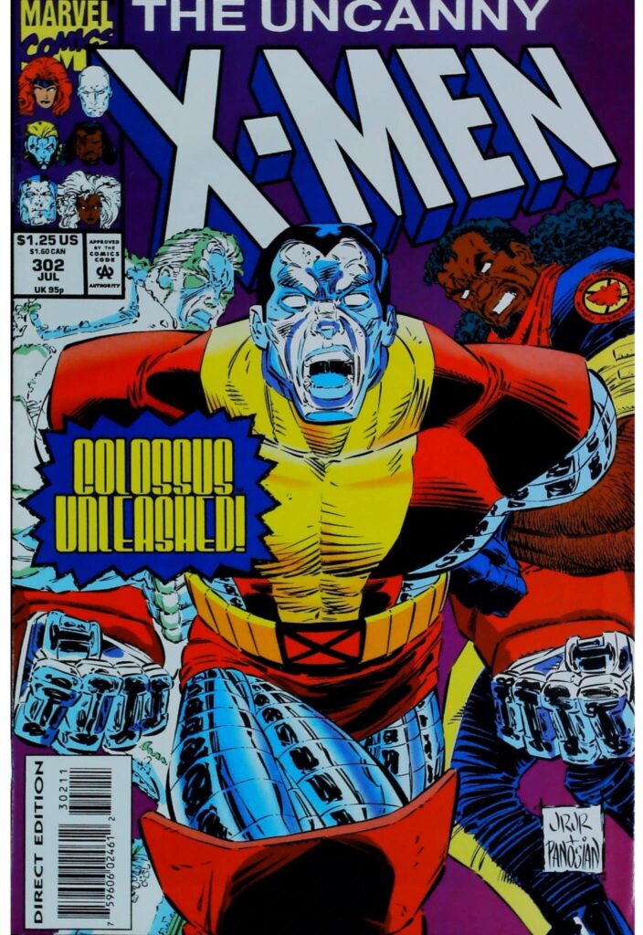 Uncanny X-Men #302, vue de l'exemplaire