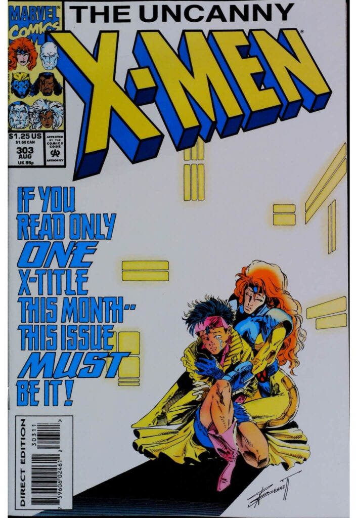 Uncanny X-Men #303, vue de l'exemplaire