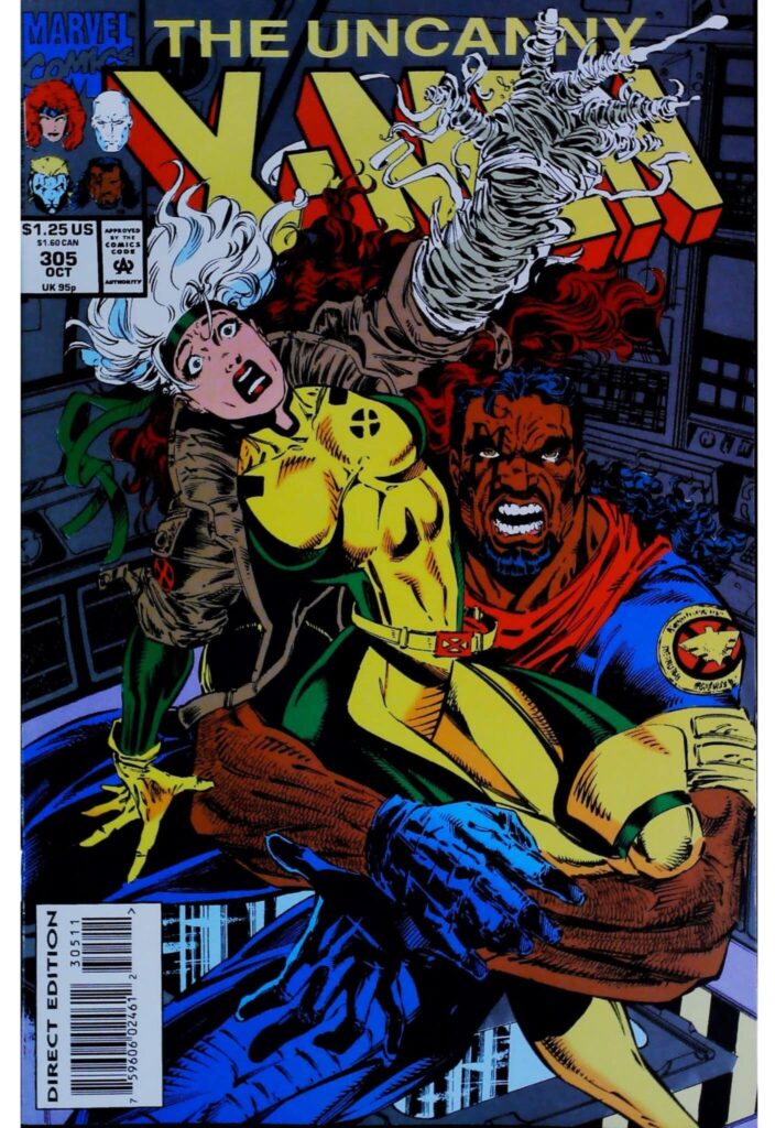 Uncanny X-Men #305, vue de l'exemplaire
