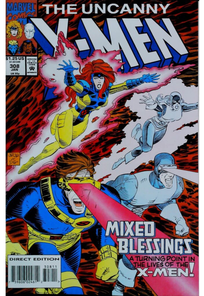 Uncanny X-Men #308, vue de l'exemplaire