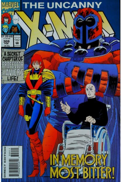 Couverture de UNCANNY X-MEN (1963) #309 - par John Romita Jr. - lecubeacomics.com
