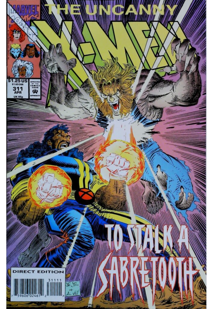 Uncanny X-Men #311, vue de l'exemplaire