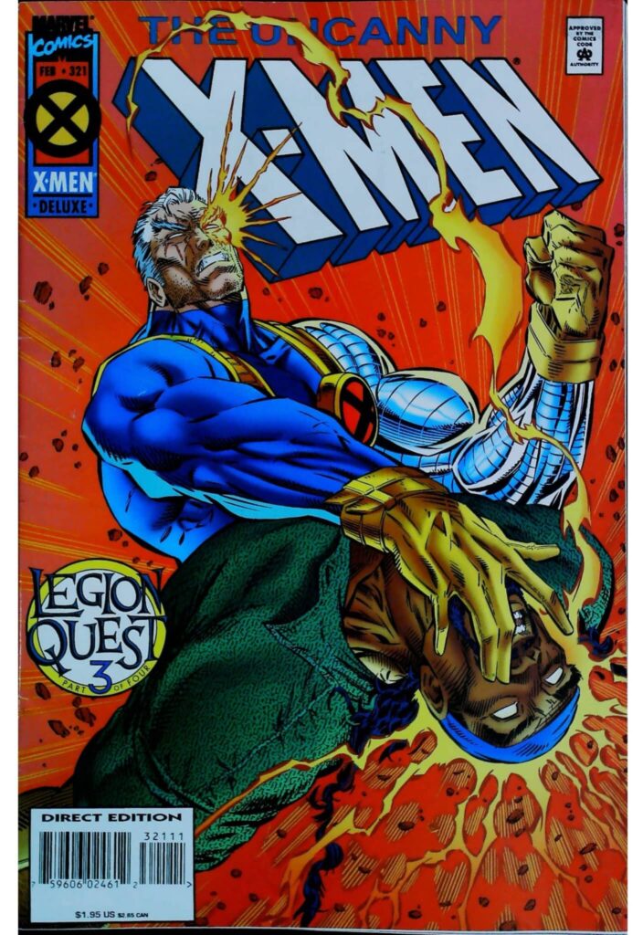 Uncanny X-Men #321, vue de l'exemplaire