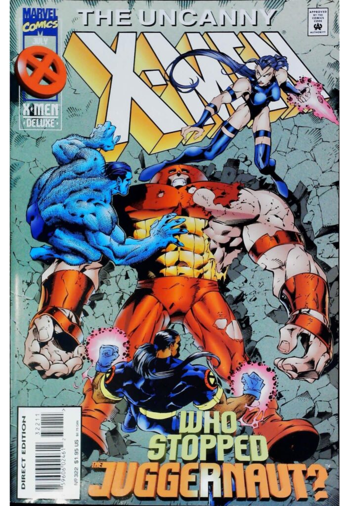 Uncanny X-Men #322, vue de l'exemplaire