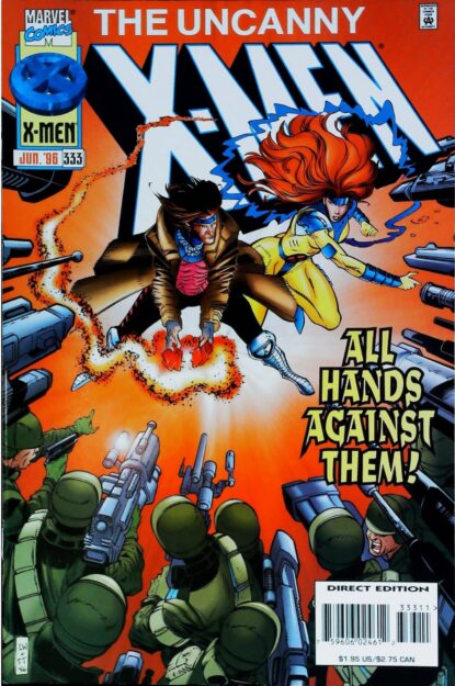 Couverture de UNCANNY X-MEN (1963) #333 - par Lee Weeks - lecubeacomics.com