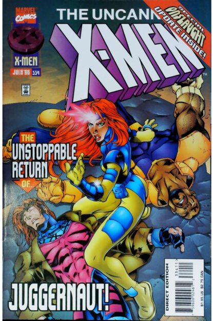 Couverture de UNCANNY X-MEN (1963) #334 - par Joe Madureira - lecubeacomics.com