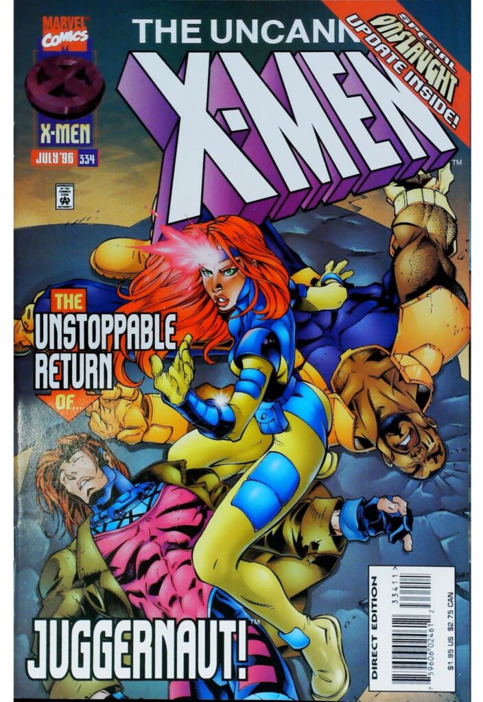 Uncanny X-Men #334, vue de l'exemplaire