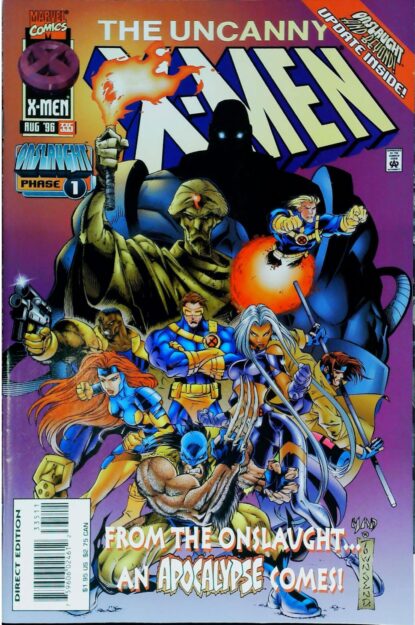 Couverture de UNCANNY X-MEN (1963) #335 - par Joe Madureira - lecubeacomics.com