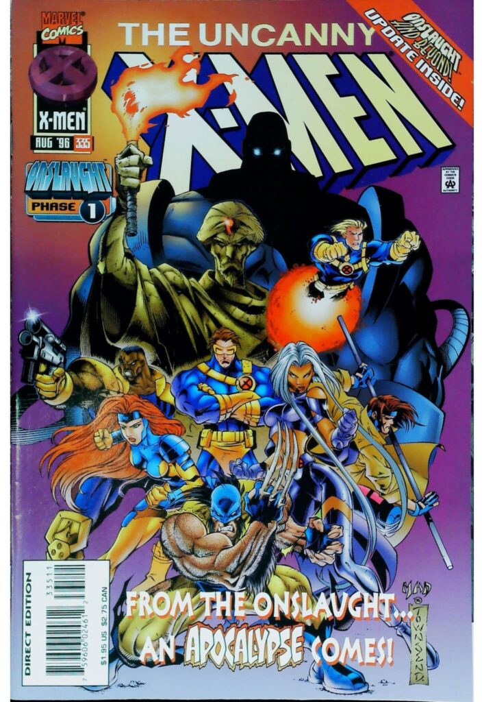 Uncanny X-Men #335, vue de l'exemplaire