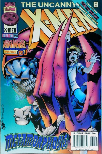 Couverture de UNCANNY X-MEN (1963) #336 - par Joe Madureira - lecubeacomics.com