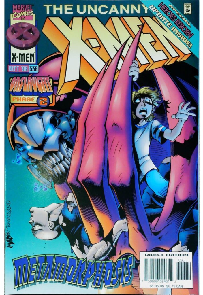 Uncanny X-Men #336, vue de l'exemplaire
