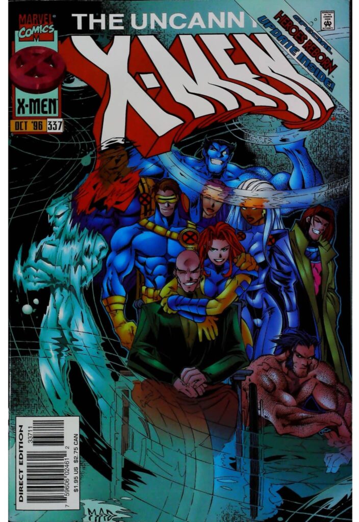 Uncanny X-Men #337, vue de l'exemplaire