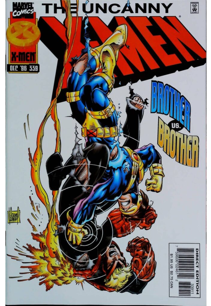 Uncanny X-Men #339, vue de l'exemplaire
