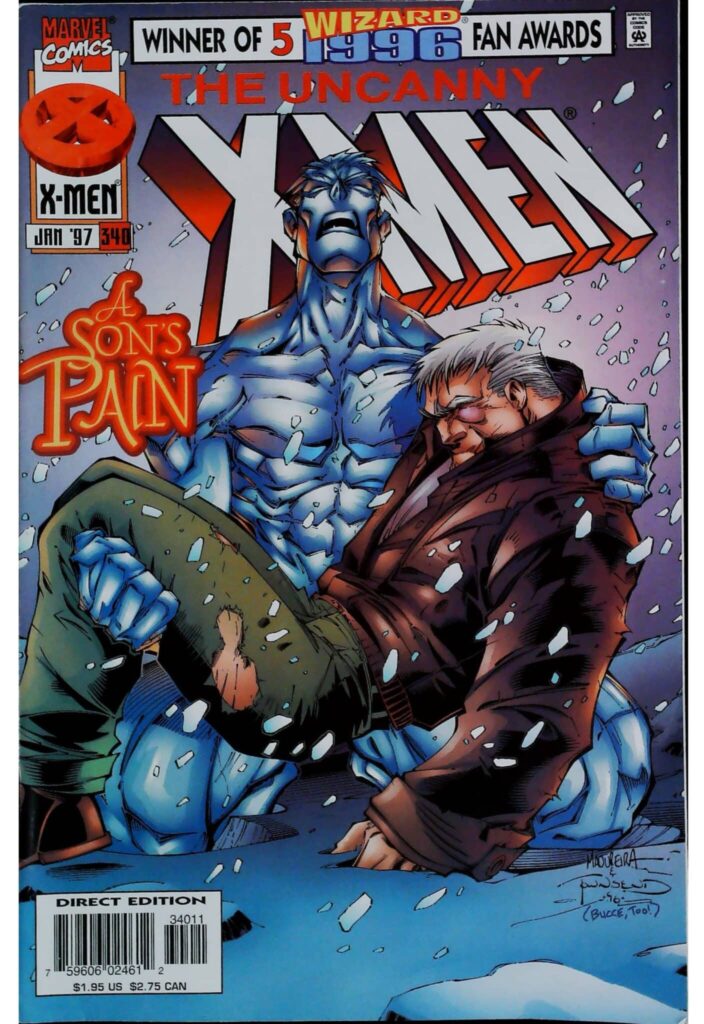 Uncanny X-Men #340, vue de l'exemplaire