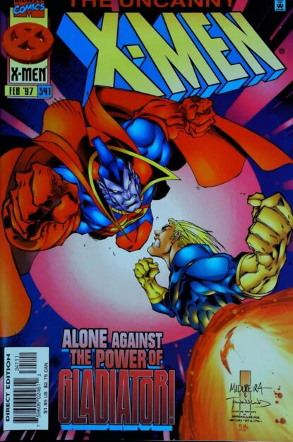 Couverture de UNCANNY X-MEN (1963) #341 - par Joe Madureira - lecubeacomics.com