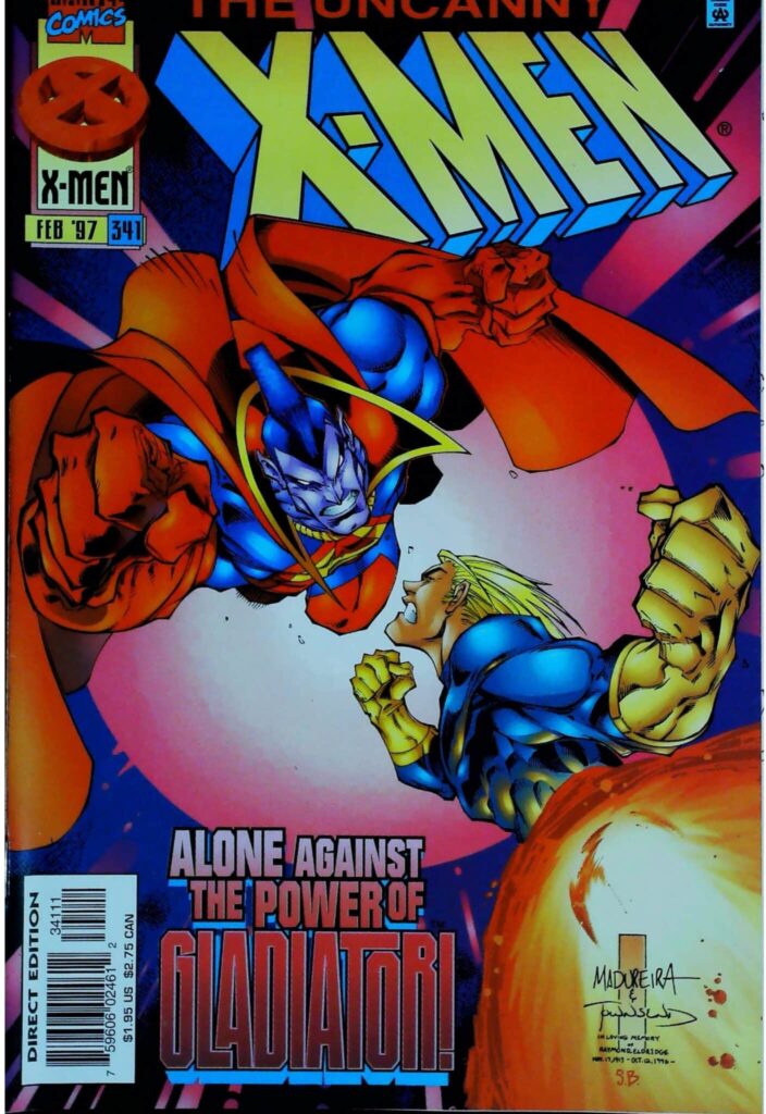 Uncanny X-Men #341, vue de l'exemplaire