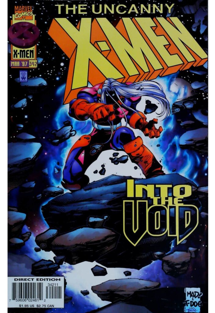 Uncanny X-Men #342, vue de l'exemplaire