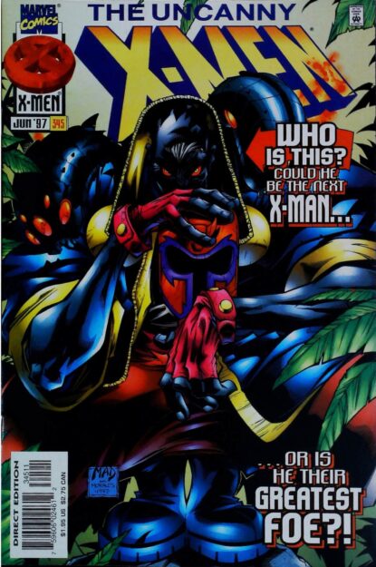 Couverture de UNCANNY X-MEN (1963) #345 - par Joe Madureira - lecubeacomics.com