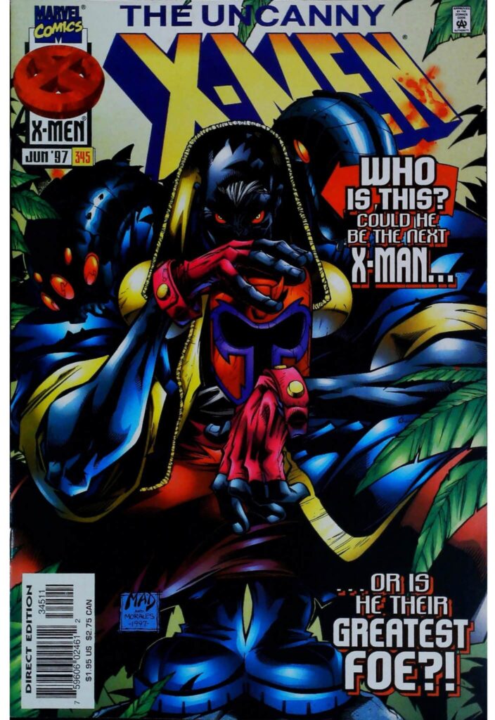 Uncanny X-Men #345, vue de l'exemplaire