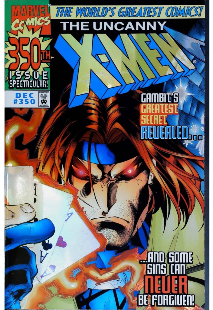 Uncanny X-Men #350, vue de l'exemplaire