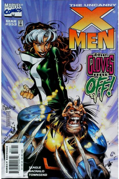 Couverture de UNCANNY X-MEN (1963) #353 - par Chris Bachalo - lecubeacomics.com