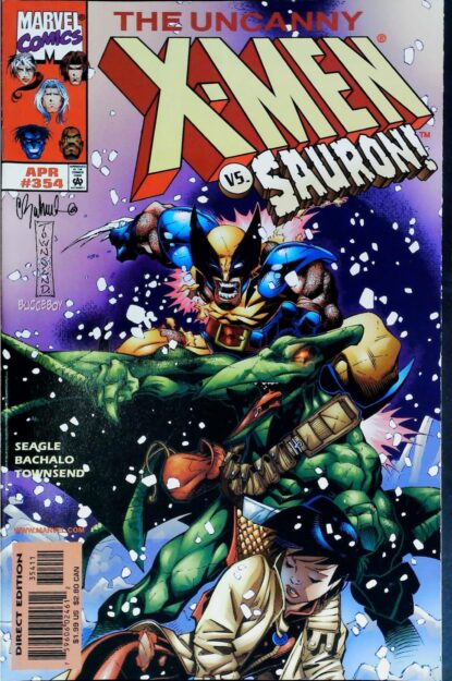 Couverture de UNCANNY X-MEN (1963) #354 - par Chris Bachalo - lecubeacomics.com