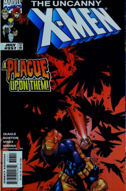 Couverture de UNCANNY X-MEN (1963) #357 - par Chris Bachalo - lecubeacomics.com