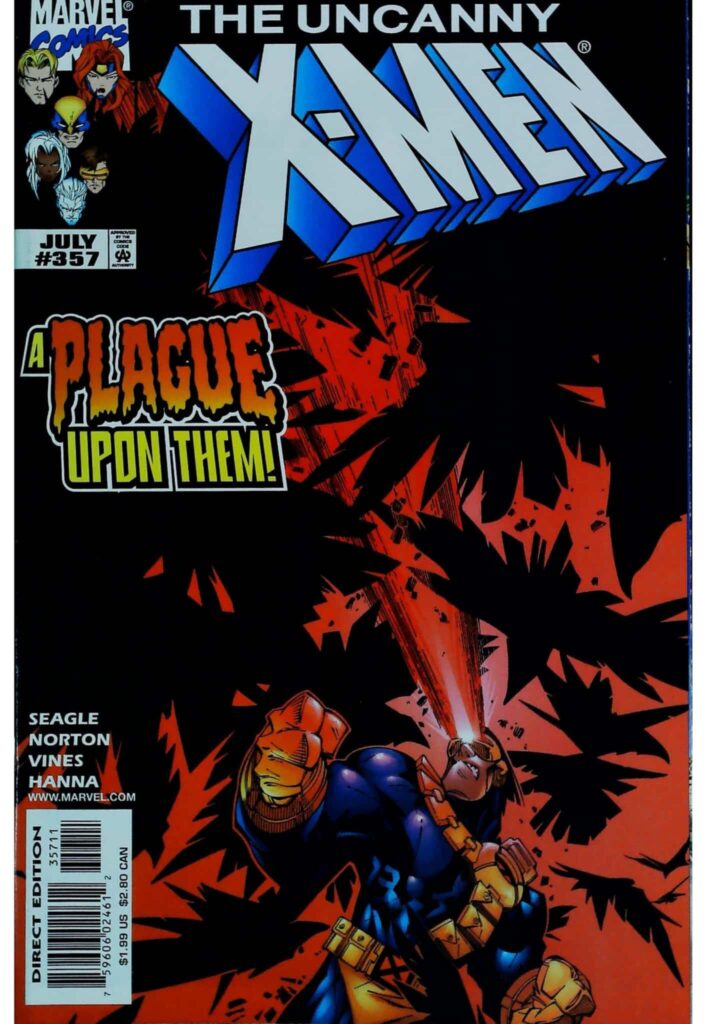 Uncanny X-Men #357, vue de l'exemplaire