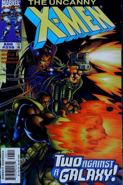 Couverture de UNCANNY X-MEN (1963) #358 - par Chris Bachalo - lecubeacomics.com