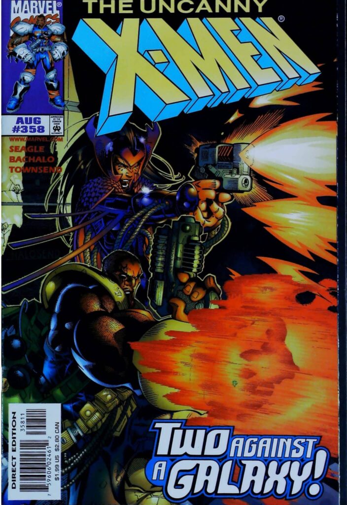 Uncanny X-Men #358, vue de l'exemplaire