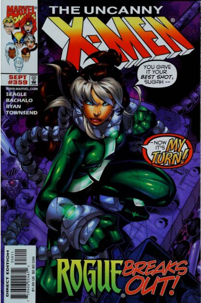 Couverture de UNCANNY X-MEN (1963) #359 - par Chris Bachalo - lecubeacomics.com