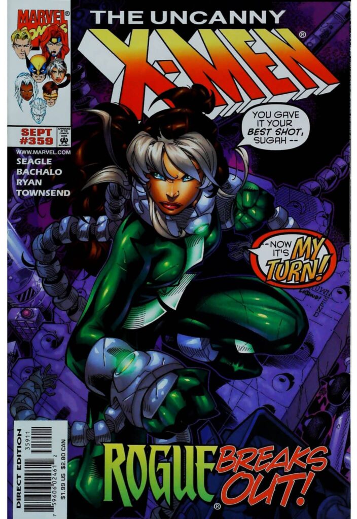 Uncanny X-Men #359, vue de l'exemplaire