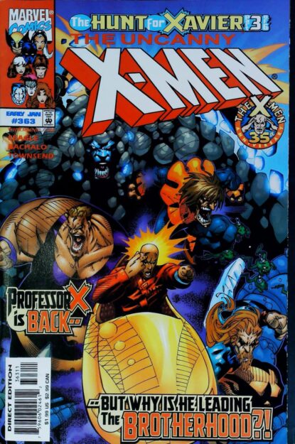Couverture de UNCANNY X-MEN (1963) #363 - par Chris Bachalo - lecubeacomics.com