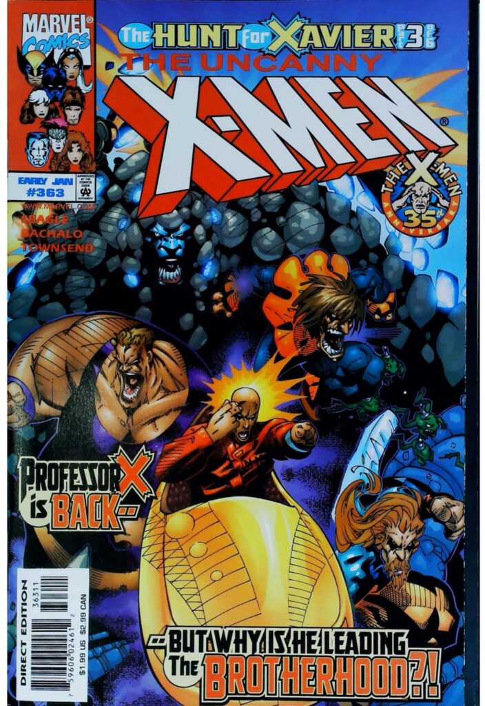 Uncanny X-Men #363, vue de l'exemplaire