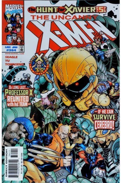 Couverture de UNCANNY X-MEN (1963) #364 - par Chris Bachalo - lecubeacomics.com