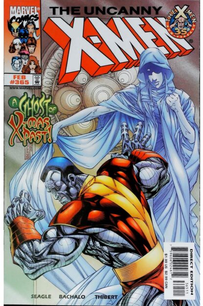 Couverture de UNCANNY X-MEN (1963) #365 - par Brandon Peterson - lecubeacomics.com