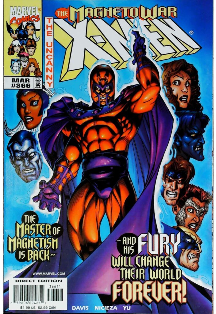 Uncanny X-Men #366, vue de l'exemplaire