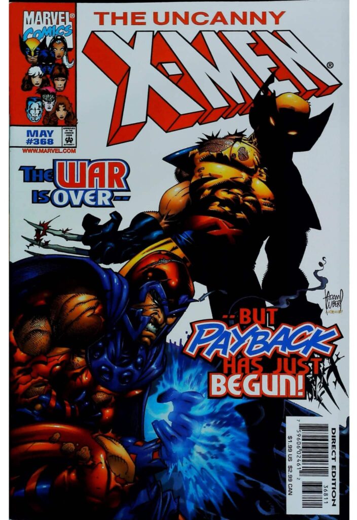 Uncanny X-Men #368, vue de l'exemplaire